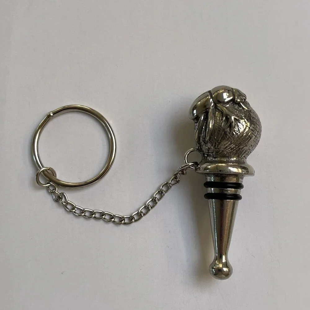 Beetle Wine Bottle Stopper‎ Metal Cork Bottle Neck Chain